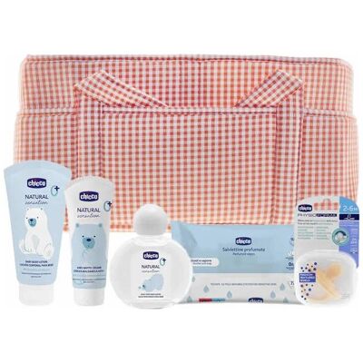 Chicco Pflegekorb, MimosBox Organizer Korb Set 6-teilig Rosa Kosmetik Aufbewahrung Chicco Pflegekorb, MimosBox Organizer Korb Set 6-teilig Rosa Kosmetik Aufbewahrung