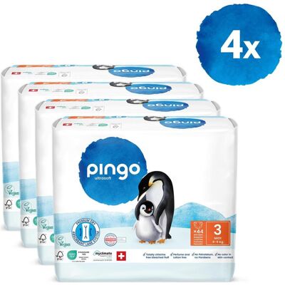 Pingo Ökowindeln (Gr. 3, Halbmonatsbox, 176 Stk.) Pingo Ökowindeln (Gr. 3, Halbmonatsbox, 176 Stk.)
