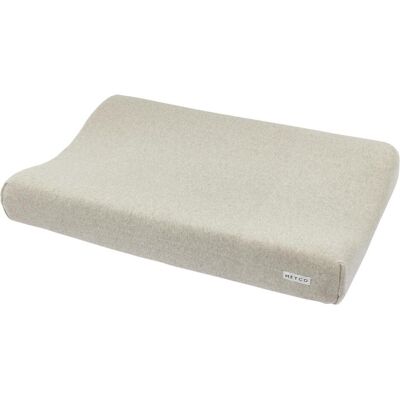 Meyco Wickelauflagenbezug Knit Basic - sand melange - 50x70cm Meyco Wickelauflagenbezug Knit Basic - sand melange - 50x70cm