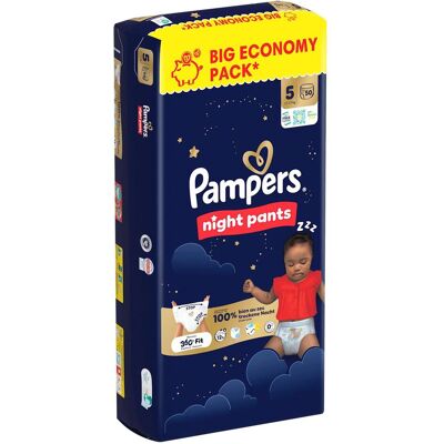 Pampers Night Pants Gr.5 Big Windeln Eco Pack 50 Stück (Gr. 5, 50 Stk.) Pampers Night Pants Gr.5 Big Windeln Eco Pack 50 Stück (Gr. 5, 50 Stk.)