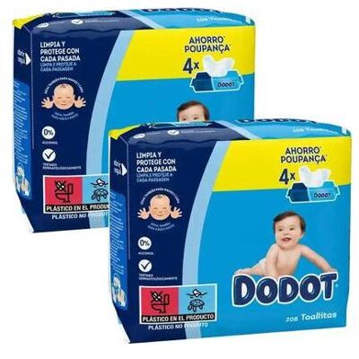 Dodot Etapas Recambio 208 Toallitas Dodot Etapas Recambio 208 Toallitas