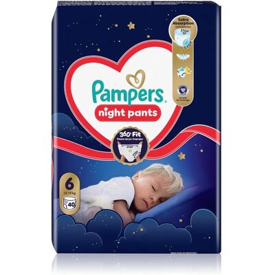 Pampers Pants Night Size 6 40 Pieces Comfortable And Absorbent Nighttime Diapers For Your Baby (Gr. 6, Tragepack, 40 Stk.) Pampers Pants Night Size 6 40 Pieces Comfortable And Absorbent Nighttime Diapers For Your Baby (Gr. 6, Tragepack, 40 Stk.)