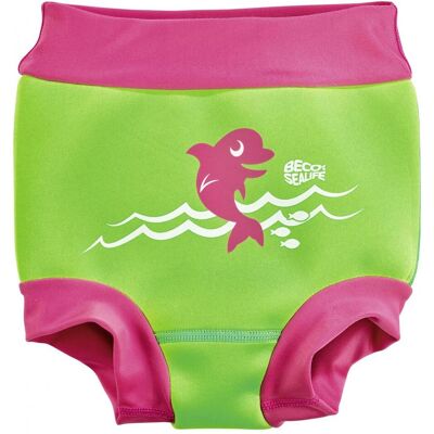Beco Beermann GmbH Aqua Nappy Slip, Neopren Standard pink/grün M Beco Beermann GmbH Aqua Nappy Slip, Neopren Standard pink/grün M