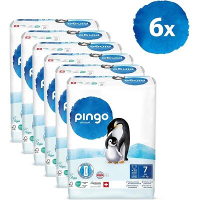 Pingo Ökowindeln (Gr. 7, Monatsbox, 180 Stk.) Pingo Ökowindeln (Gr. 7, Monatsbox, 180 Stk.)