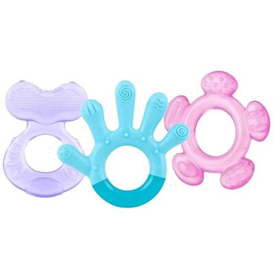 Nuby, Beissring, 3-stufiger Beissring – – 3-stufiger Beissring – Kühlschrankgeeignet – Ab 3 Monaten (3 Monate) Nuby, Beissring, 3-stufiger Beissring – – 3-stufiger Beissring – Kühlschrankgeeignet – Ab 3 Monaten (3 Monate)