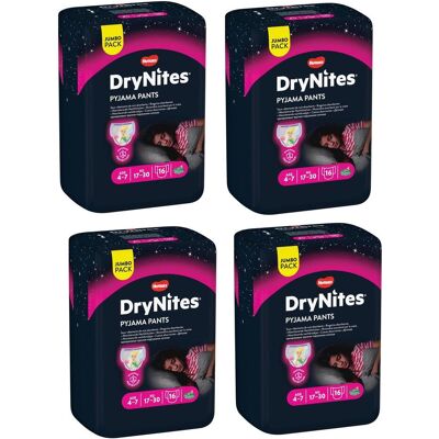 Huggies Nachtwindeln Jumbo-Pack Girl 4-7 Jahre (Gr. M, Monatsbox, 64 Stk.) Huggies Nachtwindeln Jumbo-Pack Girl 4-7 Jahre (Gr. M, Monatsbox, 64 Stk.)