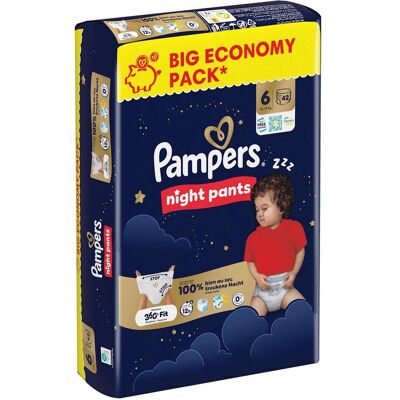 Pampers Night Pants Gr.6 Big Windeln Eco Pack 42 Stück (42 Stk.) Pampers Night Pants Gr.6 Big Windeln Eco Pack 42 Stück (42 Stk.)