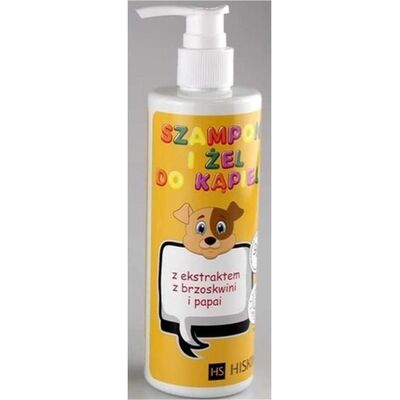 Hiskin, Babykörperpflege, Kids Shampoo And Bath Gel Peach And Papaya 280Ml Hiskin, Babykörperpflege, Kids Shampoo And Bath Gel Peach And Papaya 280Ml