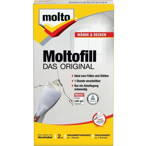 Molto, Spachtelmasse + Mörtel, Moltofill Das Original (2000 g)