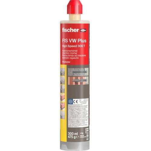 Fischer, Spachtelmasse + Mörtel, Mörtel FIS VW Plus 300 T 563293 1 St. (475 g)