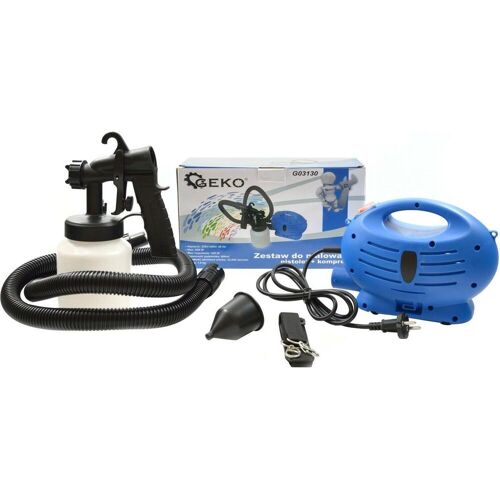 GEKO, Farbsprühsystem, Kompressor-Spritzpistole, 650 W