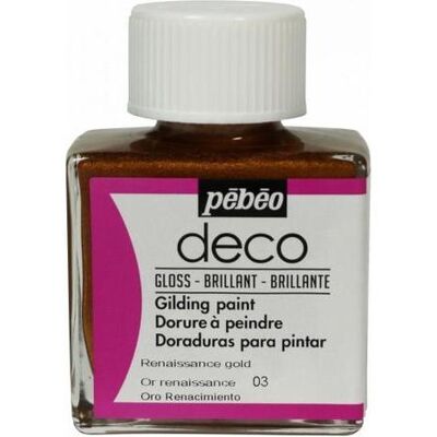 Pebeo, Künstlerfarbe + Bastelfarbe, Deco Goldfarbe Renaissance-Gold (75 ml) Pebeo, Künstlerfarbe + Bastelfarbe, Deco Goldfarbe Renaissance-Gold (75 ml)