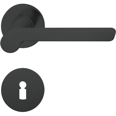 FSB - 1021 - Schwarz matt - 8 mm Vierkantstift - Türdrückergarnitur FSB - 1021 - Schwarz matt - 8 mm Vierkantstift - Türdrückergarnitur