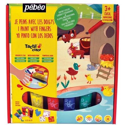 Pebeo Mini Atelier-Box Fingerfarben-Set für Kinder - Malset Pebeo Mini Atelier-Box Fingerfarben-Set für Kinder - Malset