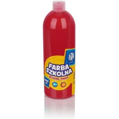 Astra, Künstlerfarbe + Bastelfarbe, Rote Schulfarbe 1000 ml (1000 ml) Astra, Künstlerfarbe + Bastelfarbe, Rote Schulfarbe 1000 ml (1000 ml)