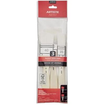 Pebeo, Pinsel, 3 Spalter nyl bflat + Winkel (25 mm) Pebeo, Pinsel, 3 Spalter nyl bflat + Winkel (25 mm)