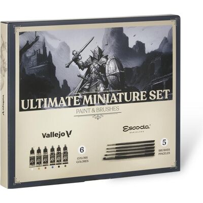 Wittmax, Künstlerfarbe + Bastelfarbe, Ultimate Game Color miniature set, Paint & Brushes (18 ml) Wittmax, Künstlerfarbe + Bastelfarbe, Ultimate Game Color miniature set, Paint & Brushes (18 ml)