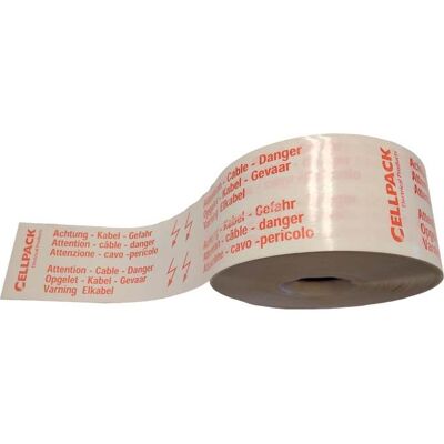 CellPack, Klebeband, Warnb. Kabel 100-250 (100 mm) CellPack, Klebeband, Warnb. Kabel 100-250 (100 mm)