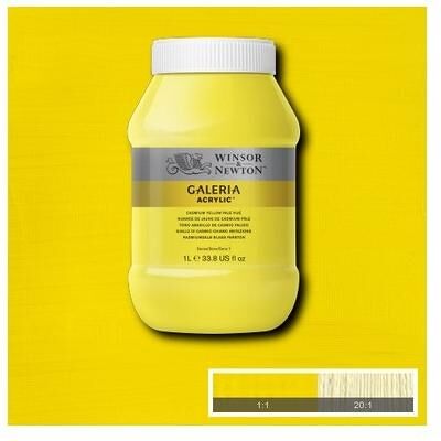 Winsor & Newton, Künstlerfarbe + Bastelfarbe, Galeria Acrylic 1L Cadmium Yel Pale Hue 114 (1000 ml) Winsor & Newton, Künstlerfarbe + Bastelfarbe, Galeria Acrylic 1L Cadmium Yel Pale Hue 114 (1000 ml)