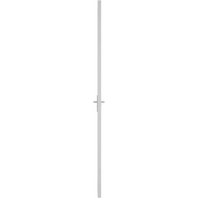 vidaXL Innentür 102,5x201,5 cm Weiß ESG Glas und Aluminium - Innentür vidaXL Innentür 102,5x201,5 cm Weiß ESG Glas und Aluminium - Innentür
