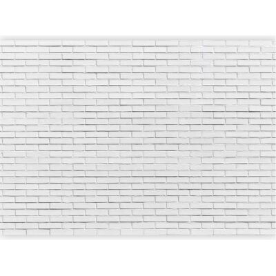Artgeist, Tapete, Fototapete - Snow Brick - Pattern Imitating a Brick Wall in White (400 x 280 cm) Artgeist, Tapete, Fototapete - Snow Brick - Pattern Imitating a Brick Wall in White (400 x 280 cm)