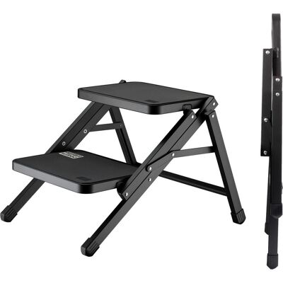 Wiltec, Leiter + Gerüst, Camping Doppeltrittstufe (Trittleiter, 48.50 cm) Wiltec, Leiter + Gerüst, Camping Doppeltrittstufe (Trittleiter, 48.50 cm)