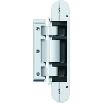 Simonswerk, Türband, Glastürband TEG 310 2D 60 Aluminium matt weiss 60 kg verdecktliegend ESG 8/10 mm Simonswerk, Türband, Glastürband TEG 310 2D 60 Aluminium matt weiss 60 kg verdecktliegend ESG 8/10 mm