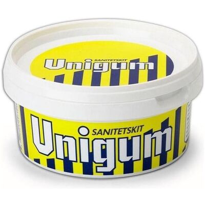 Unipak Unigum Dichtungsset - 500g für Toilette, Abfluss, Waschbecken Unipak Unigum Dichtungsset - 500g für Toilette, Abfluss, Waschbecken