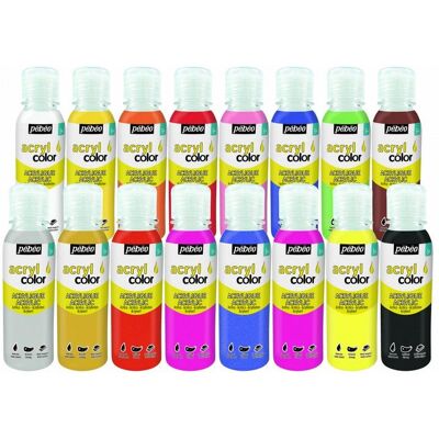 Pebeo - Acrylcolor - 16 Farben - Acrylic Paint Set Pebeo - Acrylcolor - 16 Farben - Acrylic Paint Set