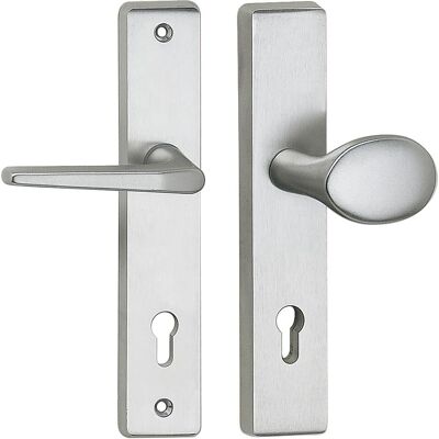 Marchesi, Türgriff + Türgarnitur, SH-Wechselgarnitur RIVA Knopf gekr., ohne Kzs., silber, 50 x 247 x 12 (Türgarnitur) Marchesi, Türgriff + Türgarnitur, SH-Wechselgarnitur RIVA Knopf gekr., ohne Kzs., silber, 50 x 247 x 12 (Türgarnitur)