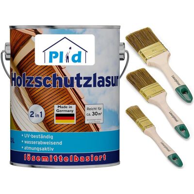 Plid Nussbaum Holzschutz-Set - Holzpflege & Lasur Plid Nussbaum Holzschutz-Set - Holzpflege & Lasur