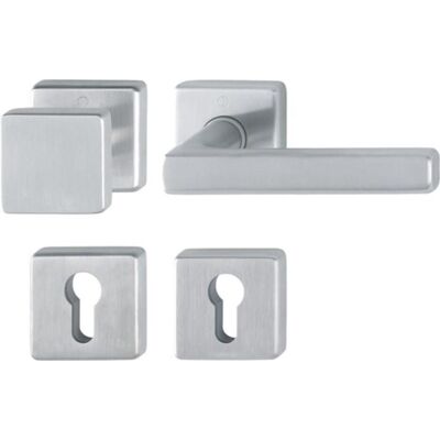 Hoppe Edelstahl Türrosetten-Set - Links/Rechts - DIN 1906 - 52mm Hoppe Edelstahl Türrosetten-Set - Links/Rechts - DIN 1906 - 52mm