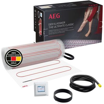 AEG Haustechnik, Bodenheizung, Basis Thermo Boden TBS TB 160/7 Set Plus, elektrische Fussbodenheizung, Komplettset, 7 m², 160 W/m² AEG Haustechnik, Bodenheizung, Basis Thermo Boden TBS TB 160/7 Set Plus, elektrische Fussbodenheizung, Komplettset, 7 m², 160 W/m²