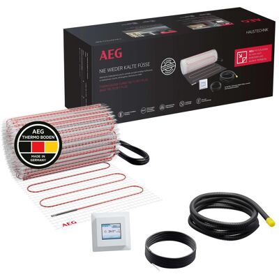 AEG Haustechnik, Bodenheizung, Turbo Thermo Boden TBS TC 200/1.5 Set Plus, elektr. Fussbodenheizung, Komplettset, 1,5 m², 200 W/m² AEG Haustechnik, Bodenheizung, Turbo Thermo Boden TBS TC 200/1.5 Set Plus, elektr. Fussbodenheizung, Komplettset, 1,5 m², 200 W/m²