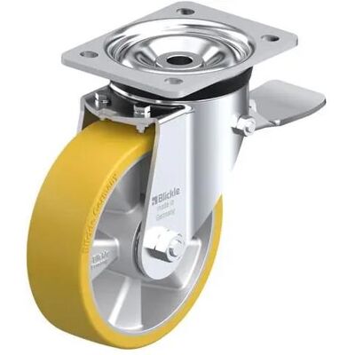 Blickle, Möbelrollen, LK-ALTH 160K-ST, Roller, 1500 kg, Hellbraun, Stahl, Deutschland, 1 Stück(e), 202 Blickle, Möbelrollen, LK-ALTH 160K-ST, Roller, 1500 kg, Hellbraun, Stahl, Deutschland, 1 Stück(e), 202