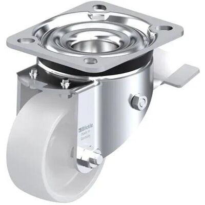 Blickle, Möbelrollen, LK-PO 75G-ST, Roller, 500 kg, Stahl, Weiss, Deutschland, 1 Stück(e), 108 mm Blickle, Möbelrollen, LK-PO 75G-ST, Roller, 500 kg, Stahl, Weiss, Deutschland, 1 Stück(e), 108 mm