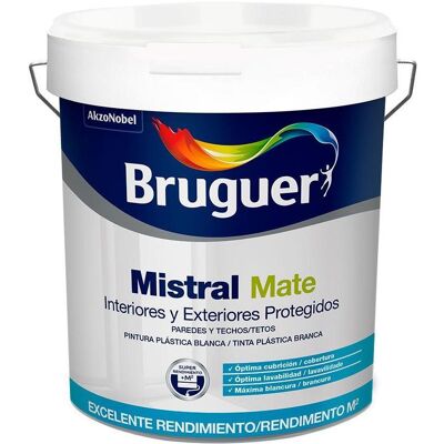 Bruguer, Künstlerfarbe + Bastelfarbe, Künstlerfarbe Weiss Matt (4000 ml) Bruguer, Künstlerfarbe + Bastelfarbe, Künstlerfarbe Weiss Matt (4000 ml)