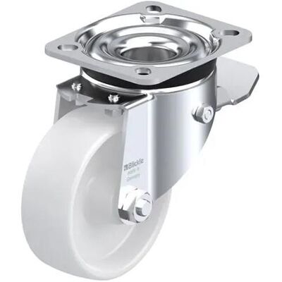 Blickle, Möbelrollen, LK-PO 100G-1-ST, Roller, 700 kg, Stahl, Weiss, Deutschland, 1 Stück(e), 130 mm Blickle, Möbelrollen, LK-PO 100G-1-ST, Roller, 700 kg, Stahl, Weiss, Deutschland, 1 Stück(e), 130 mm