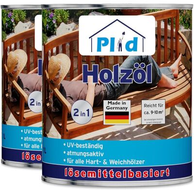 Plid - Holzöl 2L - Douglasie - 20m² - Wood Oil Plid - Holzöl 2L - Douglasie - 20m² - Wood Oil