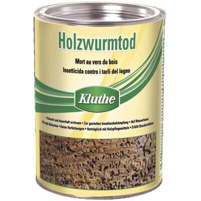 Kluthe, Holzschutz + Holzpflege, Holzschutzmittel Holzwurmtod, 750 ml (Farblos, 0.75 l) Kluthe, Holzschutz + Holzpflege, Holzschutzmittel Holzwurmtod, 750 ml (Farblos, 0.75 l)