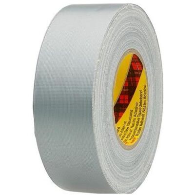 3M Klebeband, Laerredstape vandafvisende Sølv Bredde 50mm Laengde 50mtr. (50 mm) 3M Klebeband, Laerredstape vandafvisende Sølv Bredde 50mm Laengde 50mtr. (50 mm)