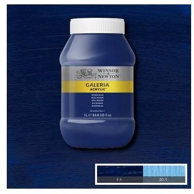Winsor & Newton, Künstlerfarbe + Bastelfarbe, Galeria Acrylic 1L Winsor Bleue 706 (1000 ml) Winsor & Newton, Künstlerfarbe + Bastelfarbe, Galeria Acrylic 1L Winsor Bleue 706 (1000 ml)