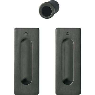 Hoppe M464 Tür- und Fenstergriff-Set - Schwarz Satin Hoppe M464 Tür- und Fenstergriff-Set - Schwarz Satin