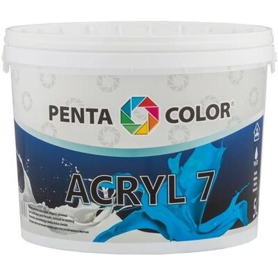 Pentacolor, Künstlerfarbe + Bastelfarbe, Emulsion Paint Acryl 7 Whi (5000 ml) Pentacolor, Künstlerfarbe + Bastelfarbe, Emulsion Paint Acryl 7 Whi (5000 ml)