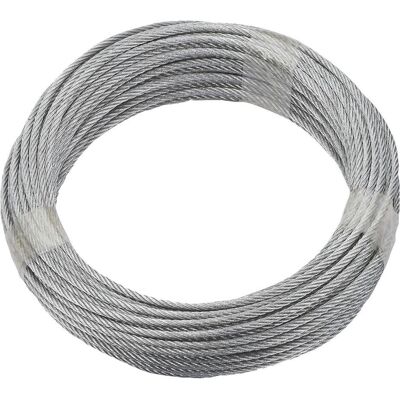 Dörner + Helmer, Seil, Ruck-Zuck Stahlseil Seil ø 3 mm Länge 20 m für Haltezwecke geeignet EN12385 (20 m) Dörner + Helmer, Seil, Ruck-Zuck Stahlseil Seil ø 3 mm Länge 20 m für Haltezwecke geeignet EN12385 (20 m)
