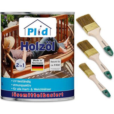 Plid - Holzöl 1L - Douglasie - ca. 10 m² - Holzpflegeöl Plid - Holzöl 1L - Douglasie - ca. 10 m² - Holzpflegeöl