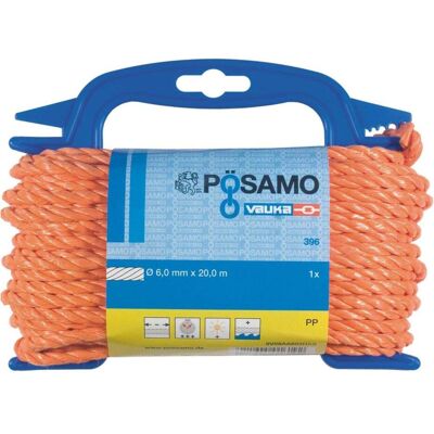 Magni, Seil, Cuerda Pösam-Orange PP, 20m, Ø 6,0mm, geflochten, 1 Stück Artikel-Nr. (0)(1)1(/1)(/0)(1)5(/1) (20 m) Magni, Seil, Cuerda Pösam-Orange PP, 20m, Ø 6,0mm, geflochten, 1 Stück Artikel-Nr. (0)(1)1(/1)(/0)(1)5(/1) (20 m)