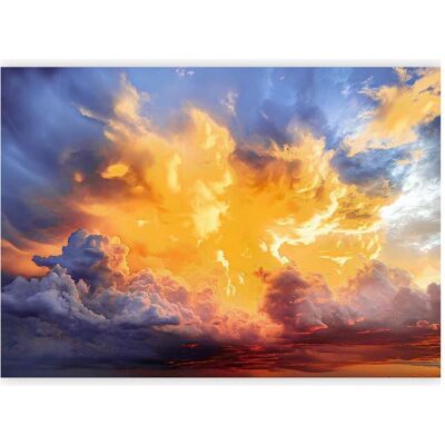Artgeist, Tapete, Fototapete - Beautiful Sunset - Clouds in Warm Shades (100 x 70 cm) Artgeist, Tapete, Fototapete - Beautiful Sunset - Clouds in Warm Shades (100 x 70 cm)