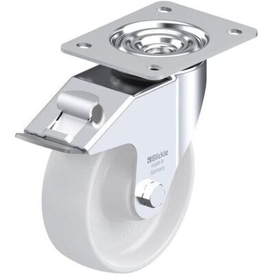 Blickle, Möbelrollen, LE-PO 150R-FI, Roller, 750 kg, Weiss, Deutschland, 1 Stück(e), 150 mm Blickle, Möbelrollen, LE-PO 150R-FI, Roller, 750 kg, Weiss, Deutschland, 1 Stück(e), 150 mm
