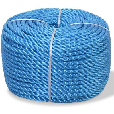 vidaXL Gedrehte Seil Polypropylen 16 mm 250 m Blau Gartenschnur - Gartenschnur Kabel vidaXL Gedrehte Seil Polypropylen 16 mm 250 m Blau Gartenschnur - Gartenschnur Kabel